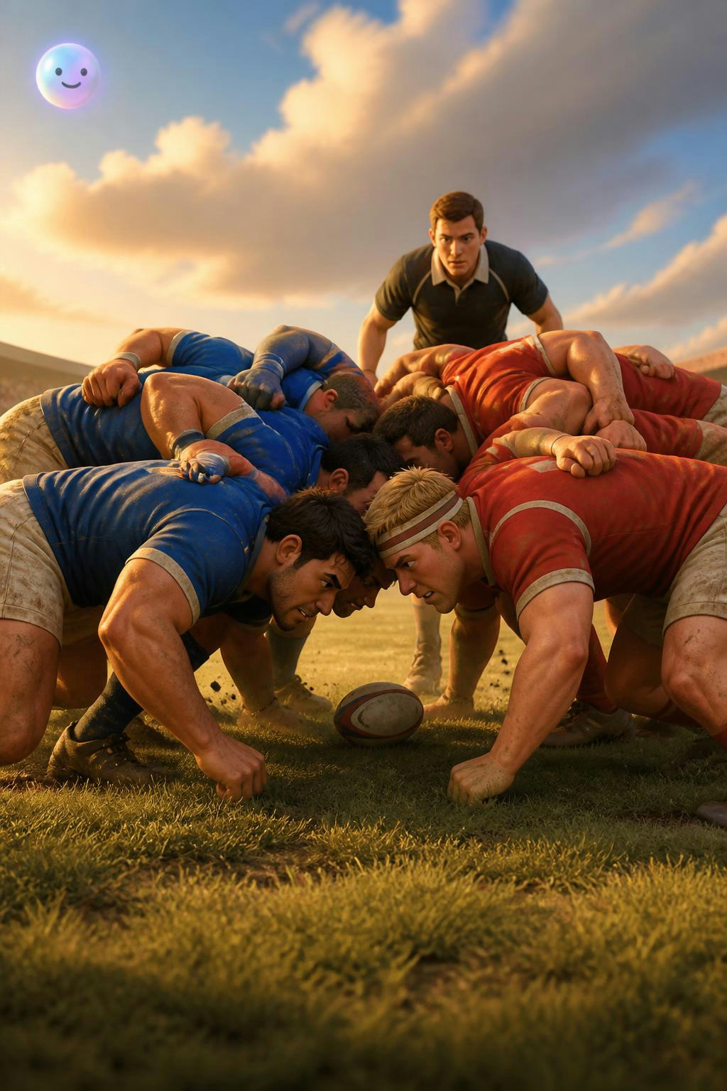 The mechanics and purpose of a rugby scrum