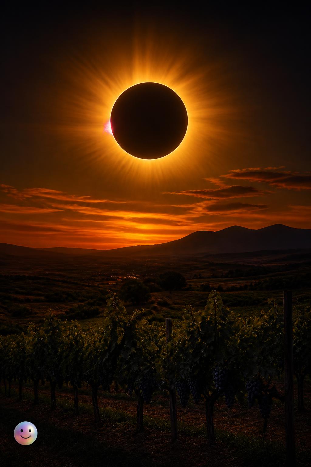 La spettacolare corona solare dorata