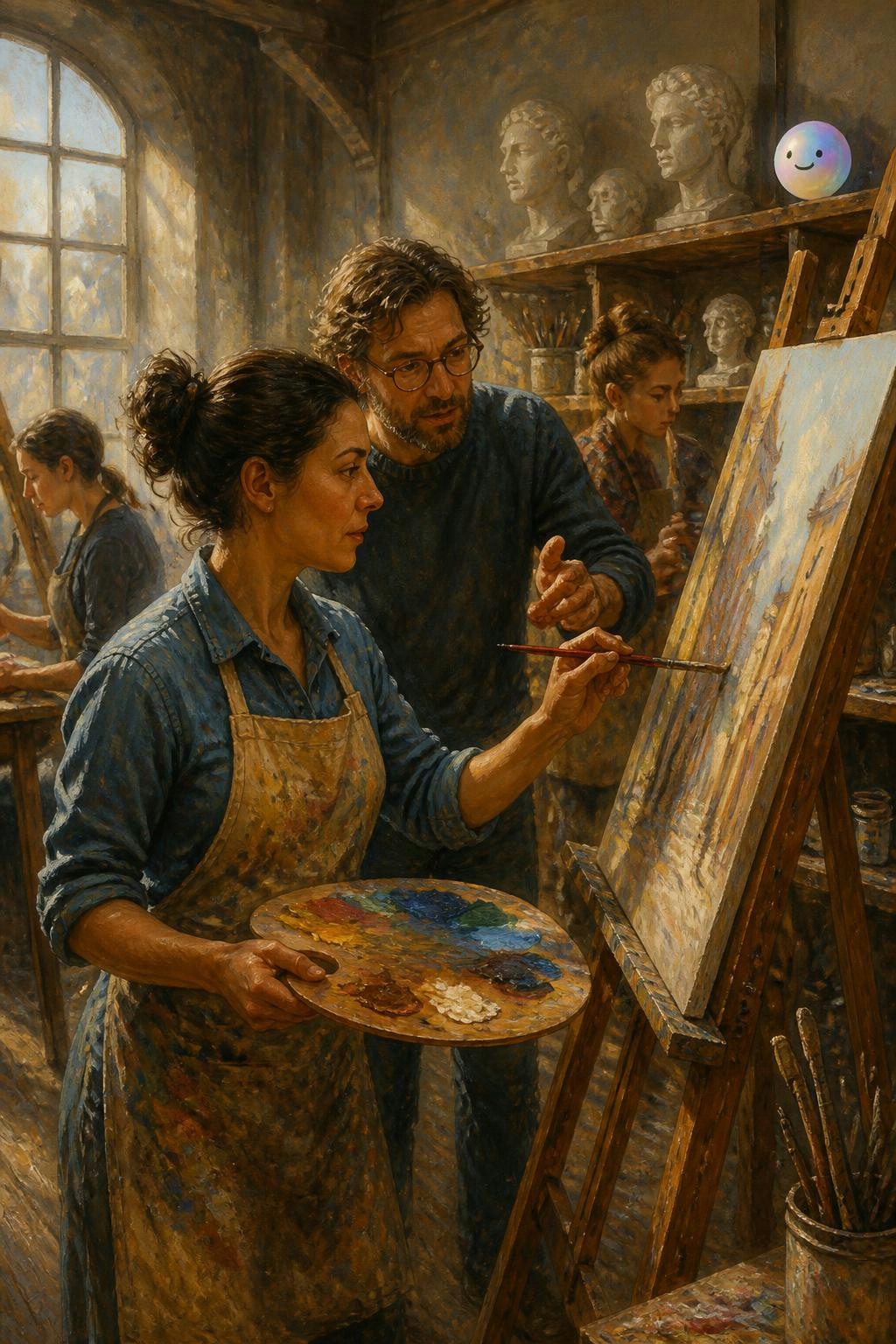La guía de un maestro acelera el dominio de las técnicas de pintura acrílica