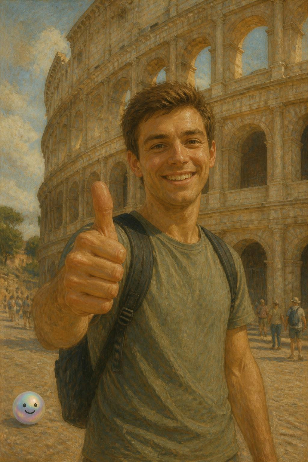 Qué loco que el pulgar arriba significara la muerte para los gladiadores.