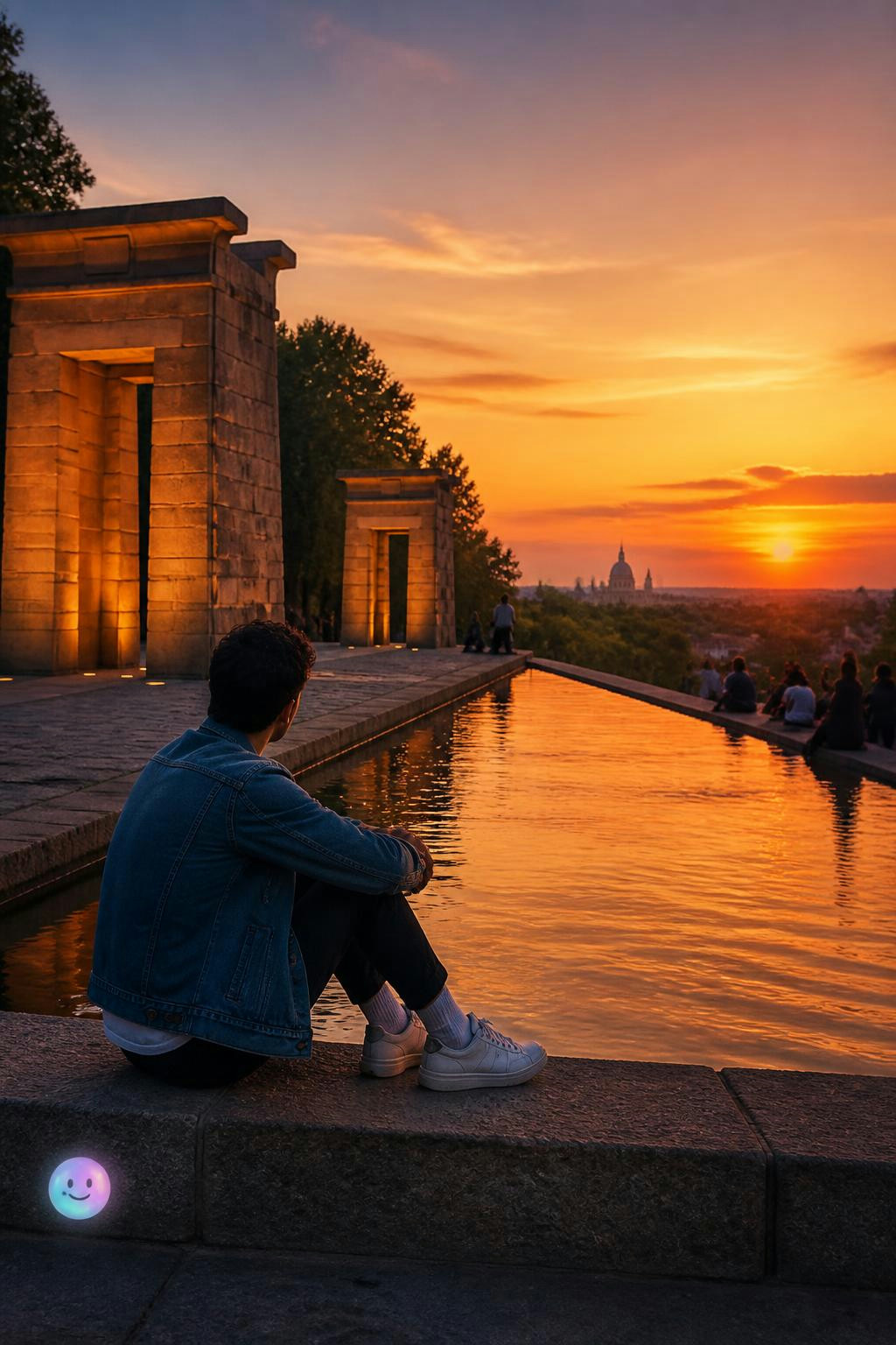 En el Templo de Debod contemplas la Tierra girando en reversa, no al sol caer