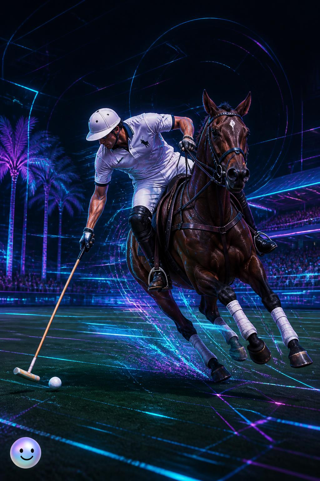It turns out left-handed swings are banned in polo to keep riders safe.