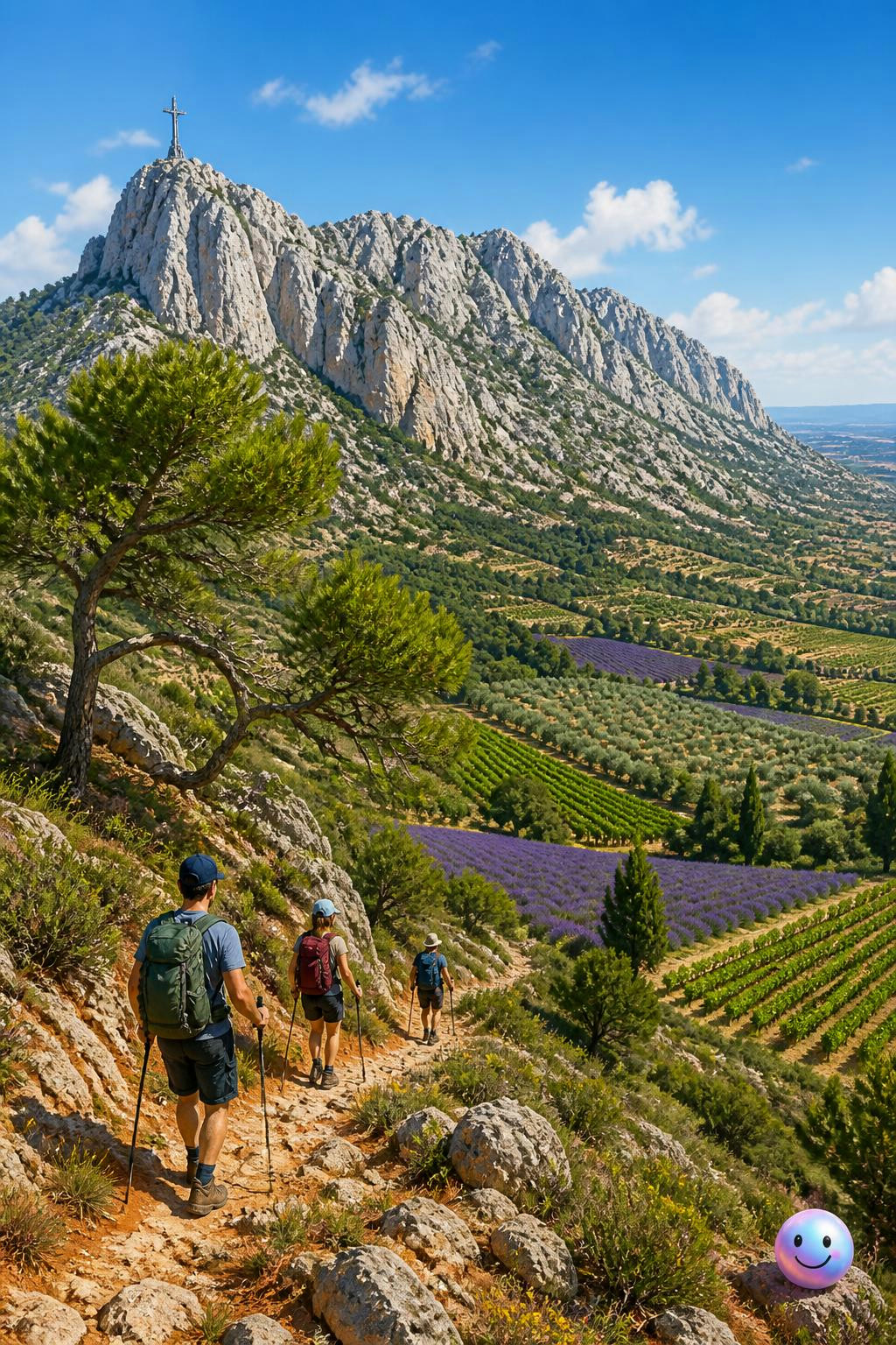 Cézanne spent his life painting Mont Sainte-Victoire in the scenic region of Provence.