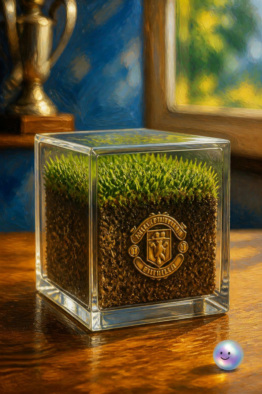 Some football clubs sell real, preserved stadium grass as official commemorative collectibles