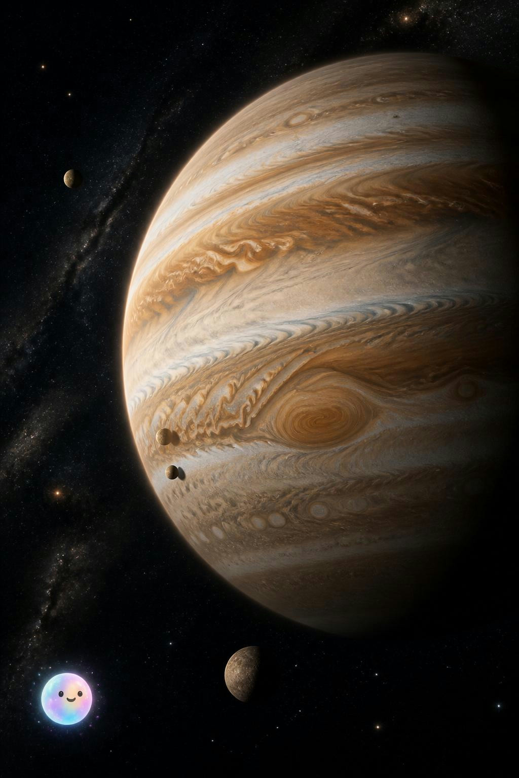 Júpiter es tan grande que dentro de él caben todos los demás planetas 🪐