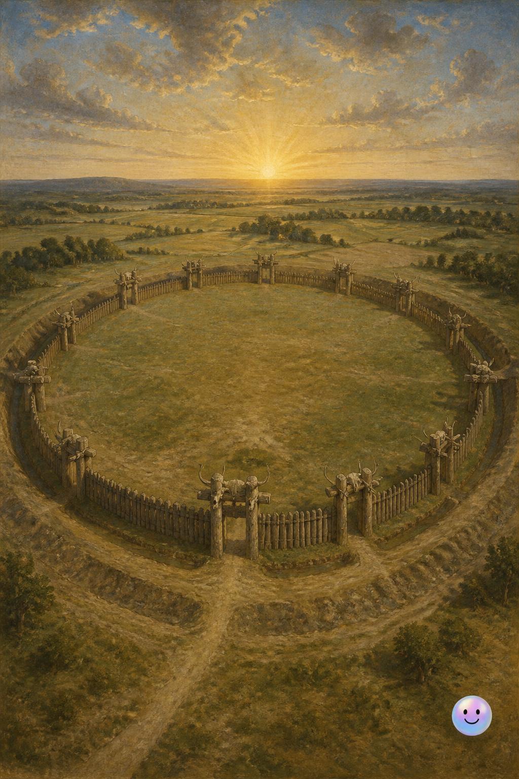 The prehistoric circular sanctuary in Chleby, Czech Republic, is older than Stonehenge.