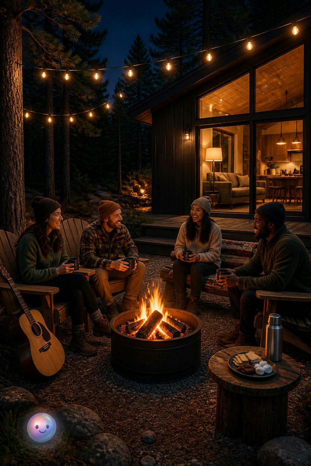 Sitting in the dark actually lowers our guard and helps us bond much faster.