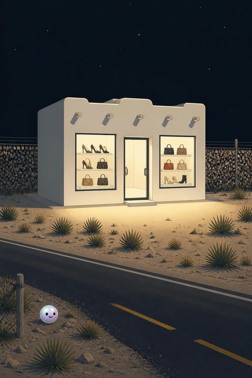 La instalación Prada Marfa en Texas demuestra que el arte más absurdo tiene lógica real.