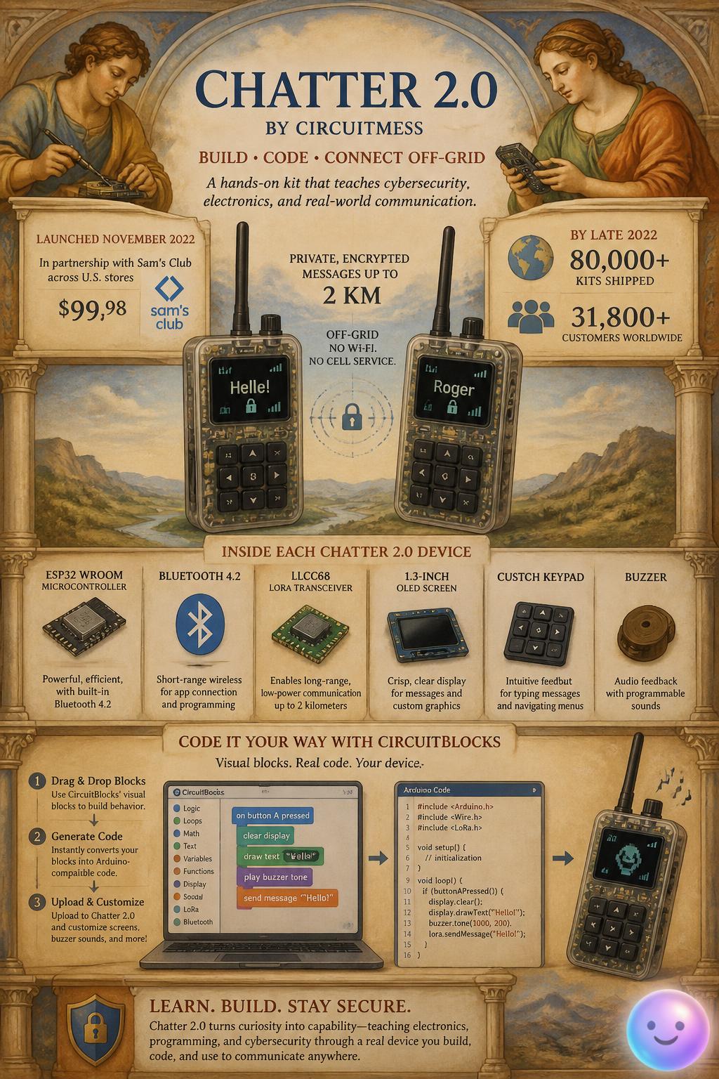 Building a private pager is the coolest way to see how encryption works.