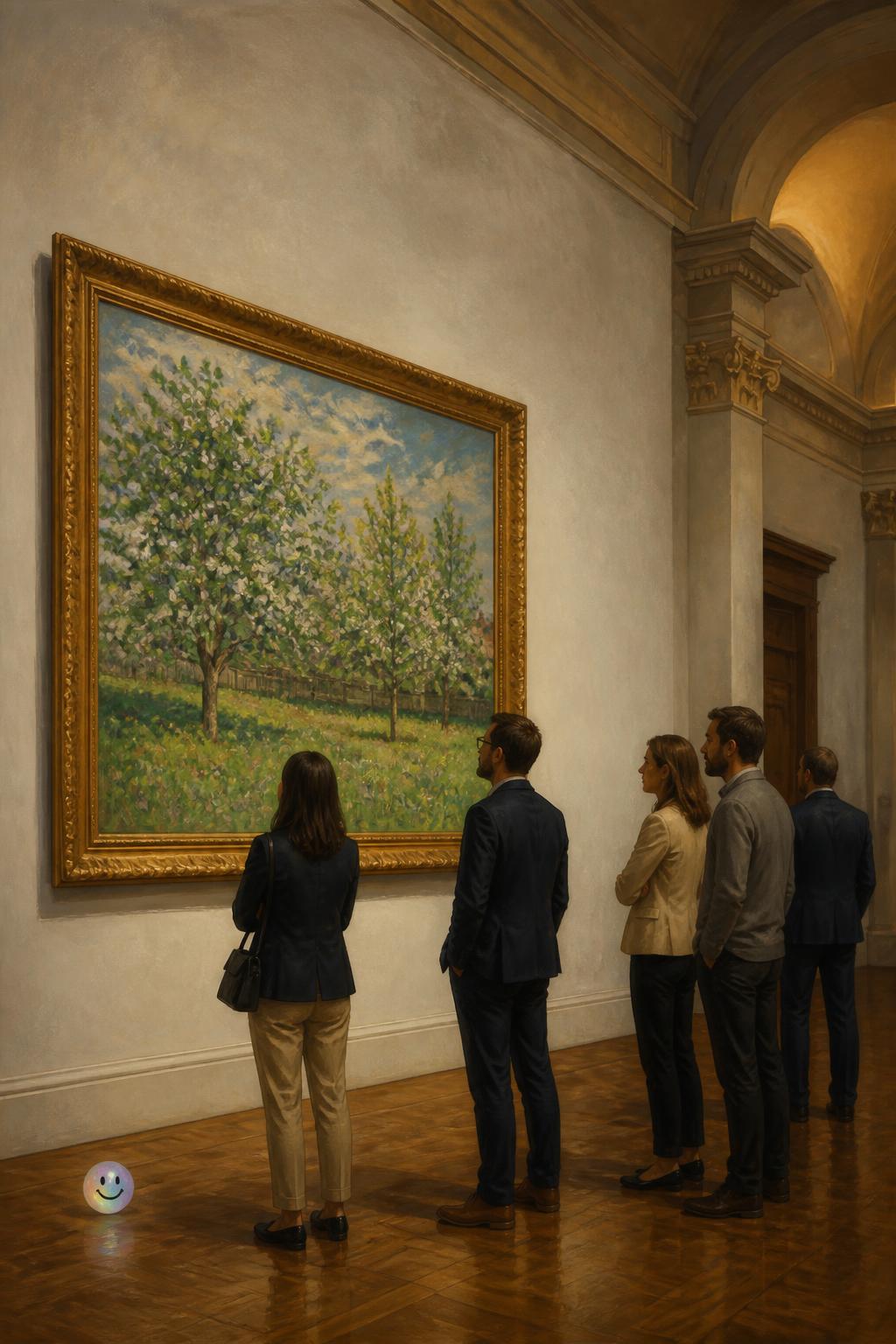 Vincent van Gogh's Chestnut Trees in Flower painting returns to the public after fifty years