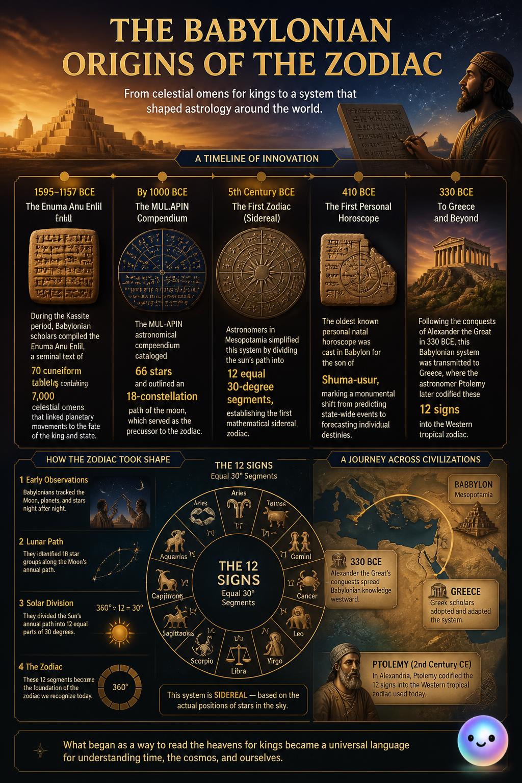 Your zodiac sign was actually created as a Babylonian farming calendar.