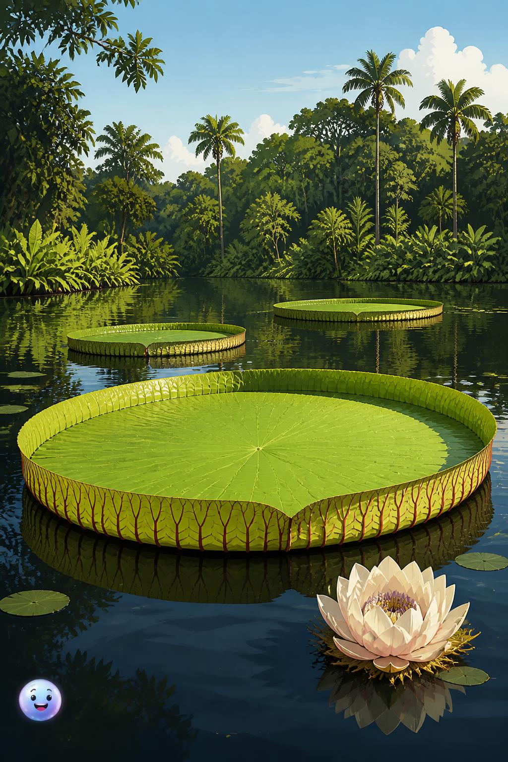 Un post su Instagram ha rivelato agli scienziati la nuova ninfea gigante Victoria colombiana