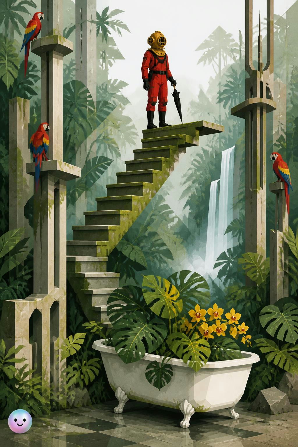A inteligência artificial cria uma lógica visual surpreendente a partir de comandos totalmente absurdos.