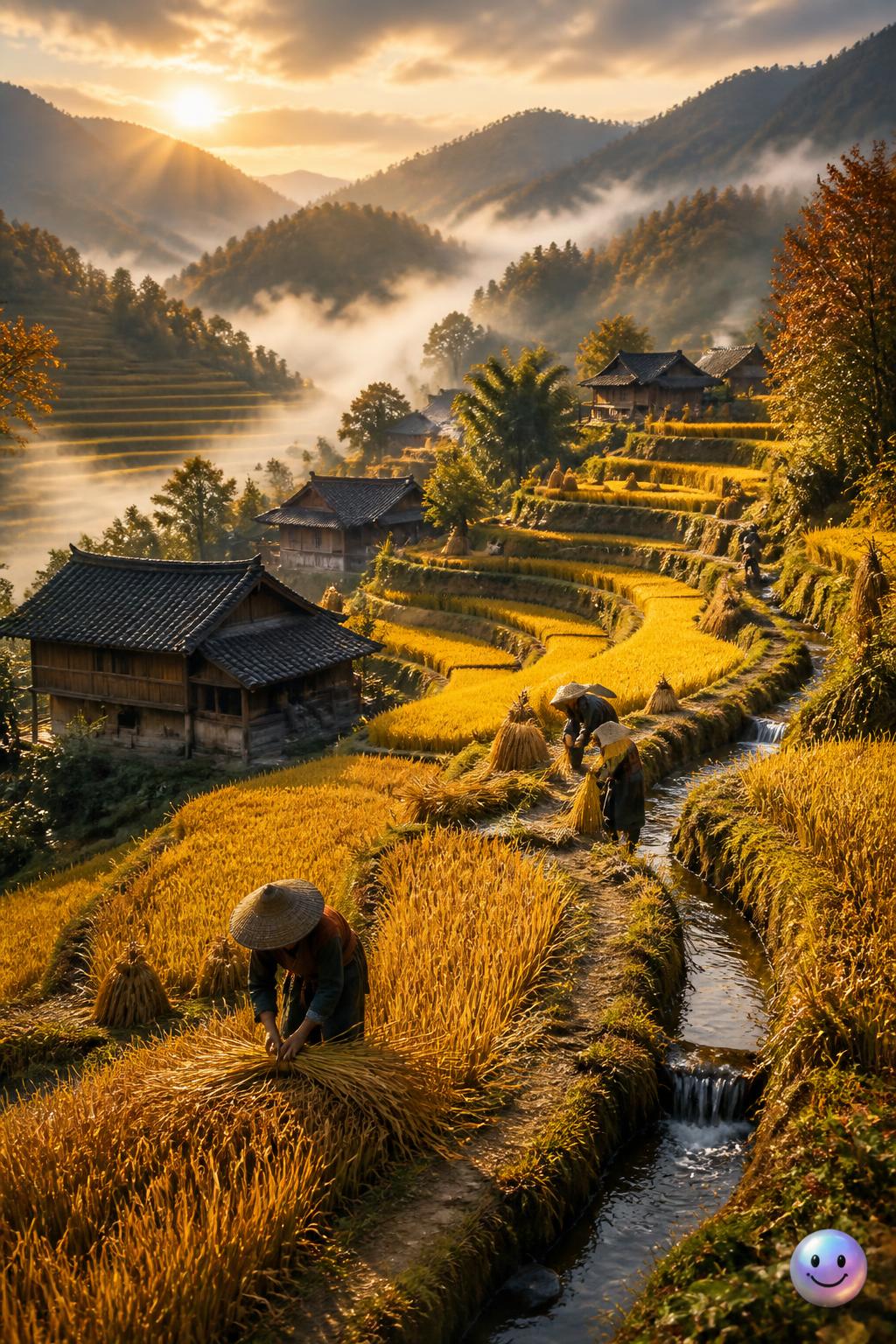 Die Ziquejie-Reisterrassen in Hunan zeigen, wie genial Menschen steile Berghänge für den Reisanbau nutzen.