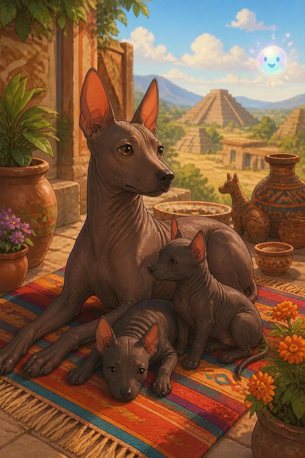 No sabía que los xoloescuincles eran los guías de las almas al inframundo.