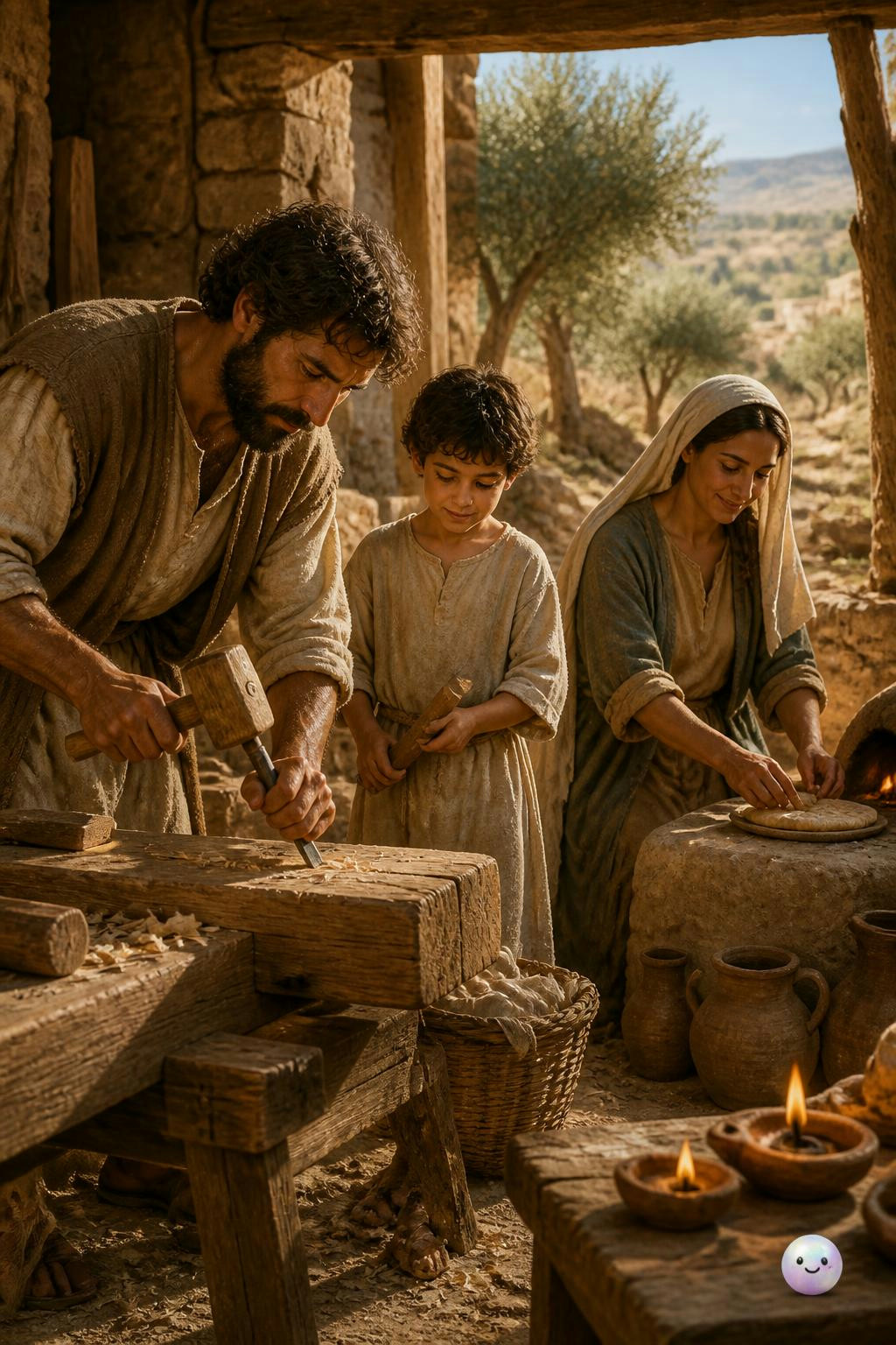 Jesús creció en Nazaret junto a hermanos que al principio no creían en él.