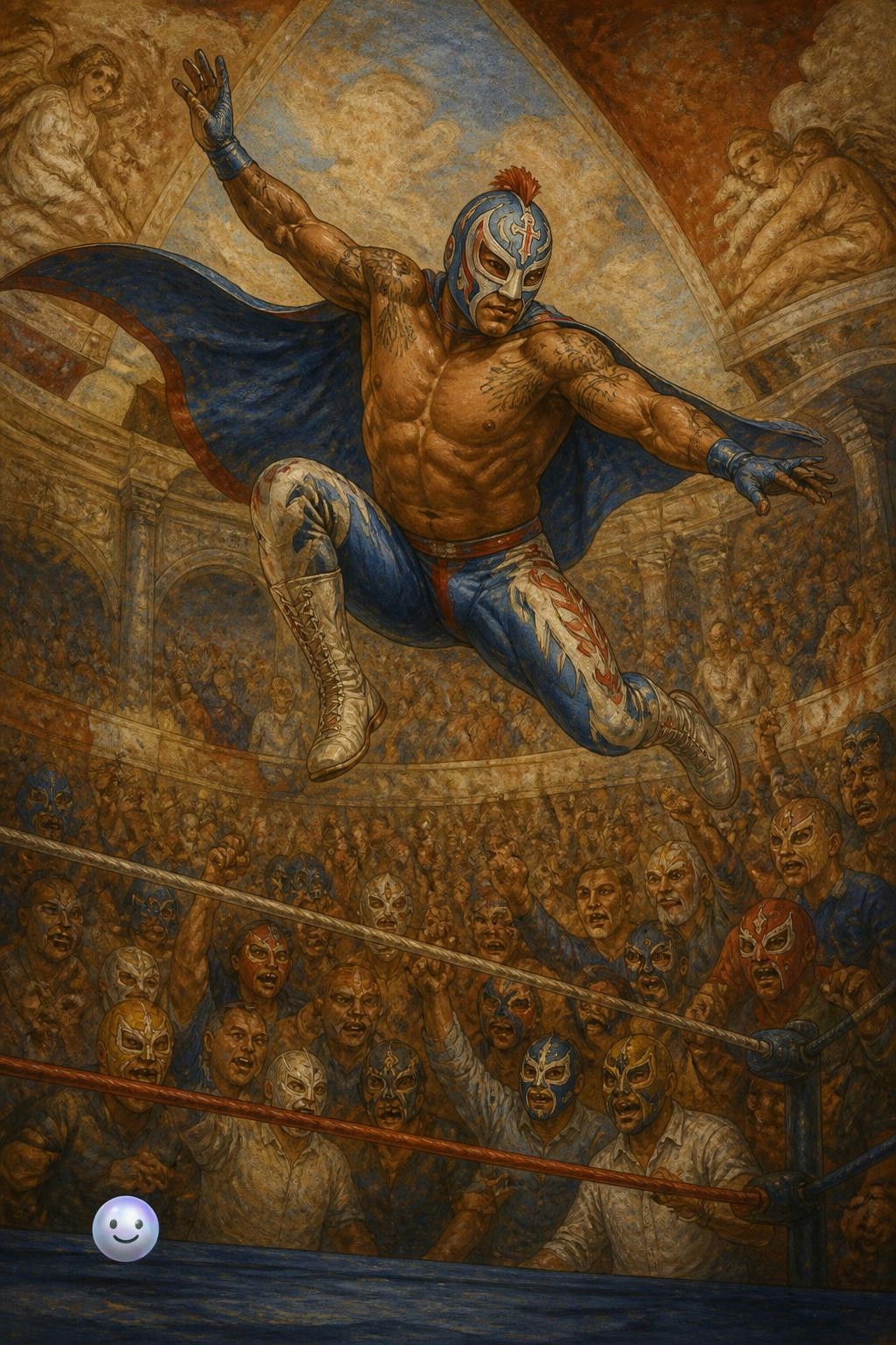 En la lucha libre, la máscara es más sagrada que el propio rostro del héroe.