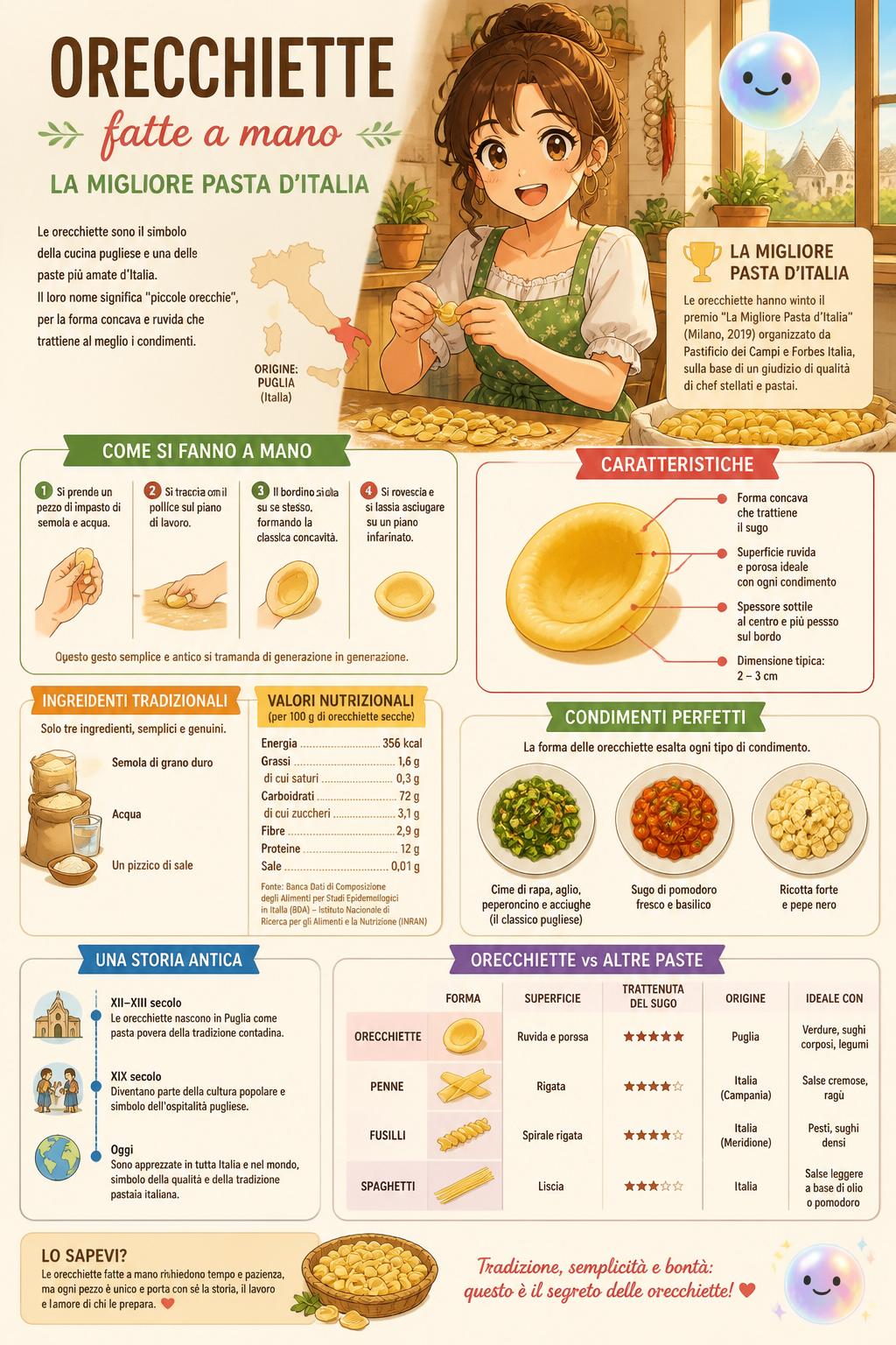 Le orecchiette fatte a mano