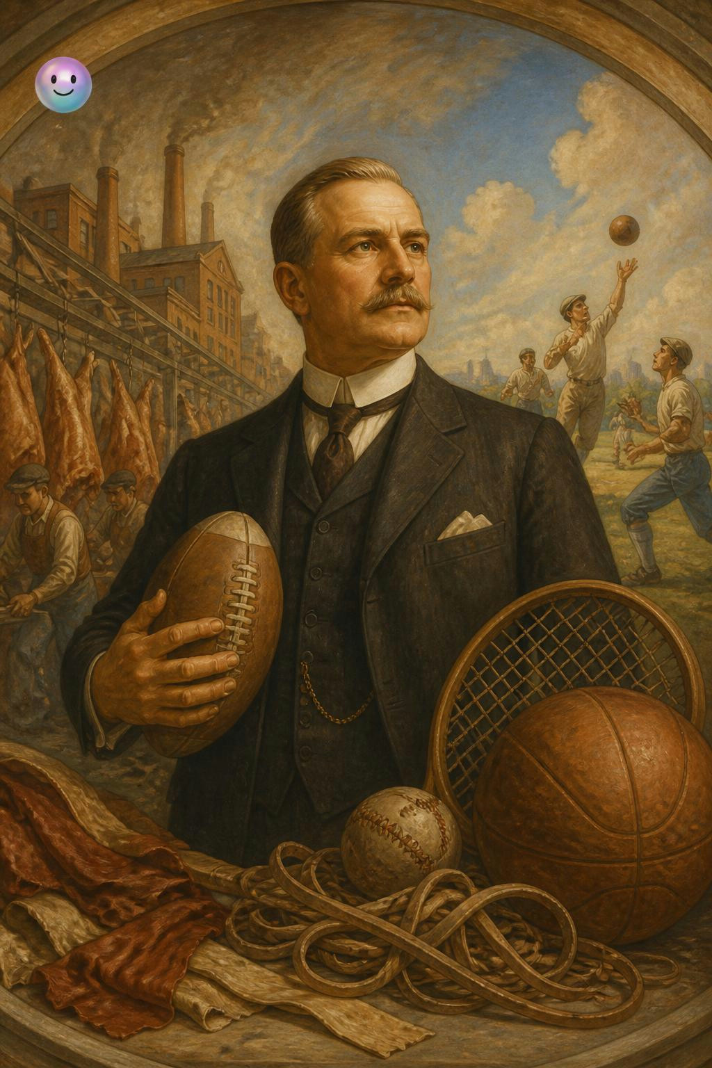 Wilson sports balls were actually named by a 1915 meatpacking executive.