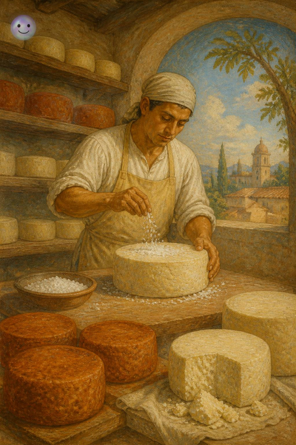 La sal es el escudo que protege al queso del calor y hace su sabor más intenso.