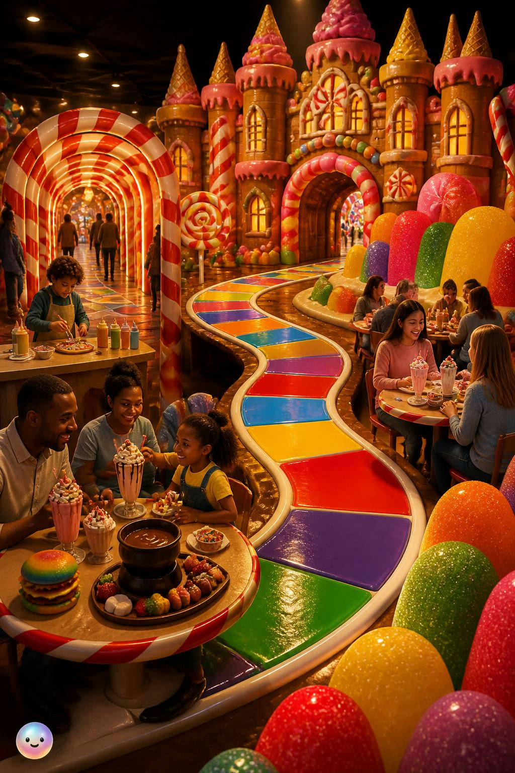 Interactive restaurants bring the classic Candy Land board game to life for hungry families.