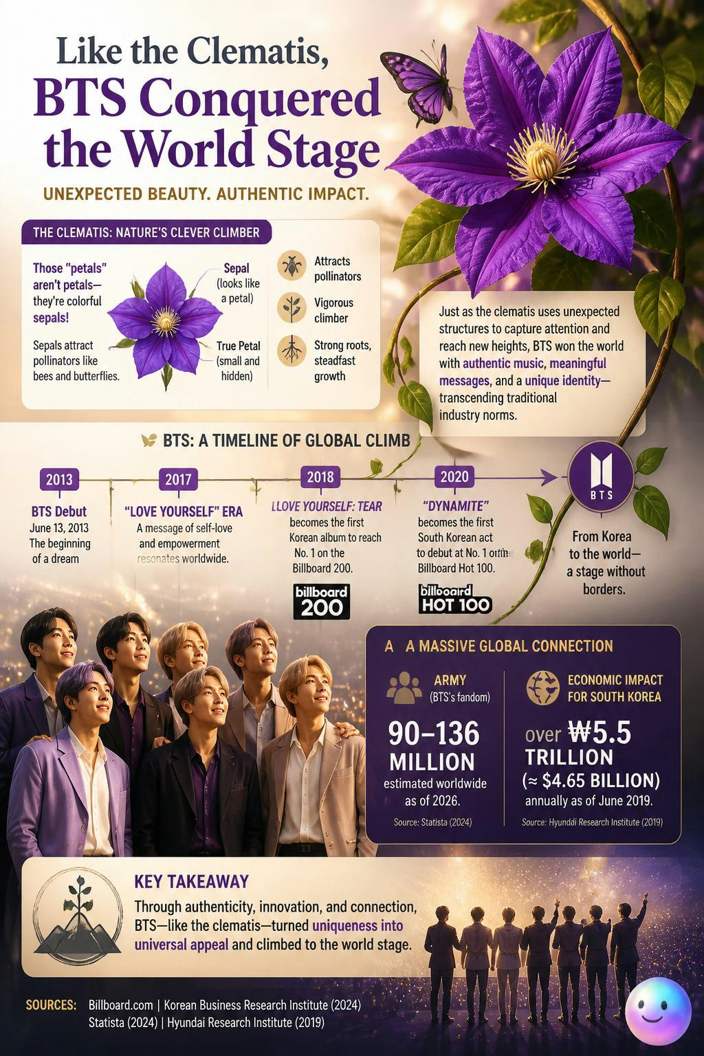 Those purple clematis petals are real, our leader born flower 🪻✨