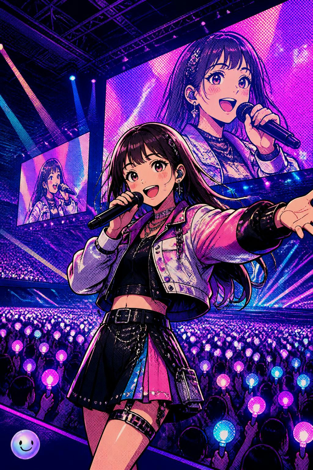 No sabía que los conciertos de anime coreano podían ser tan masivos.