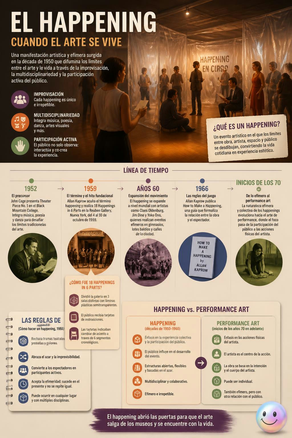En los años 50 el arte dejó los museos para convertirse en tu propia vida.