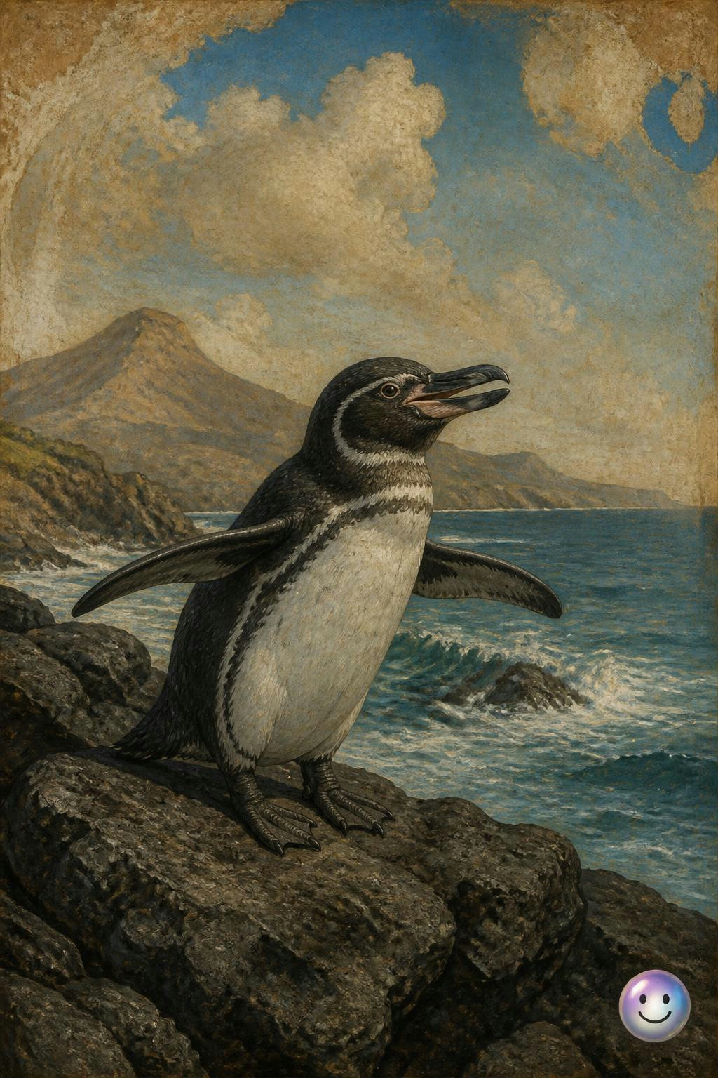 Qué loco que las corrientes frías permitan tener pingüinos en pleno ecuador.