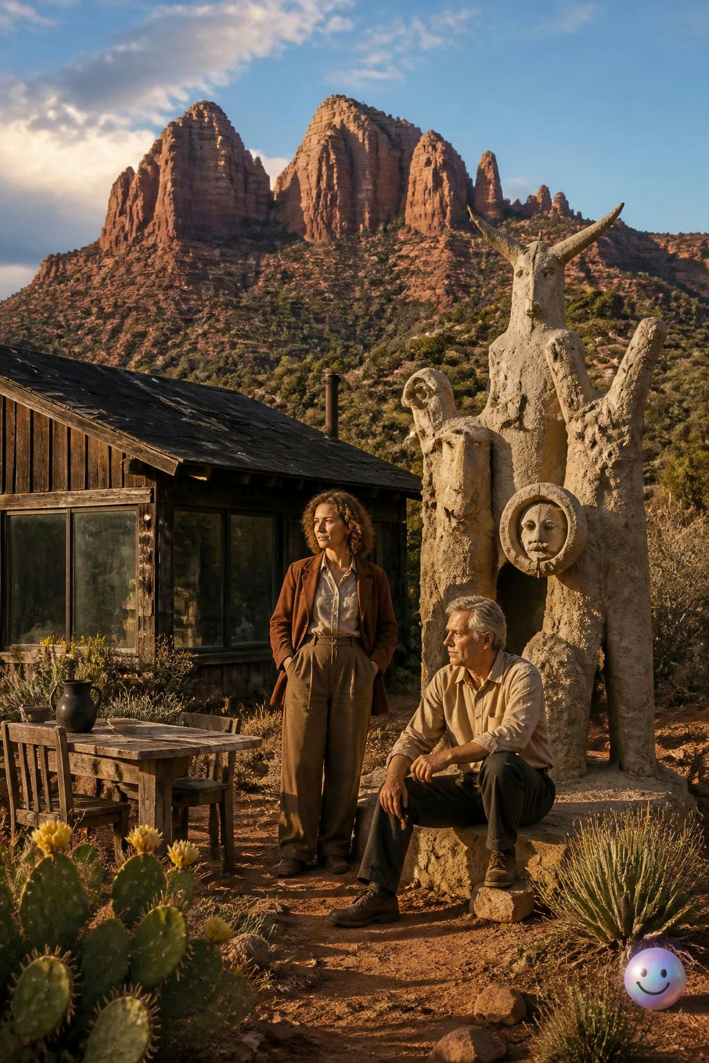 In 1946, artists Max Ernst and Dorothea Tanning built a surrealist sanctuary in Sedona.