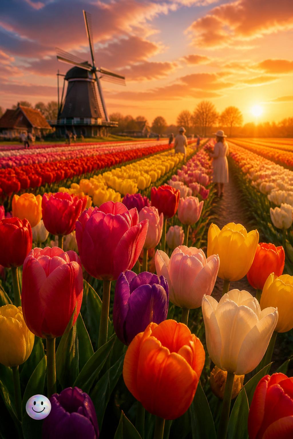 Tulips actually keep stretching and growing in the vase after you cut them.