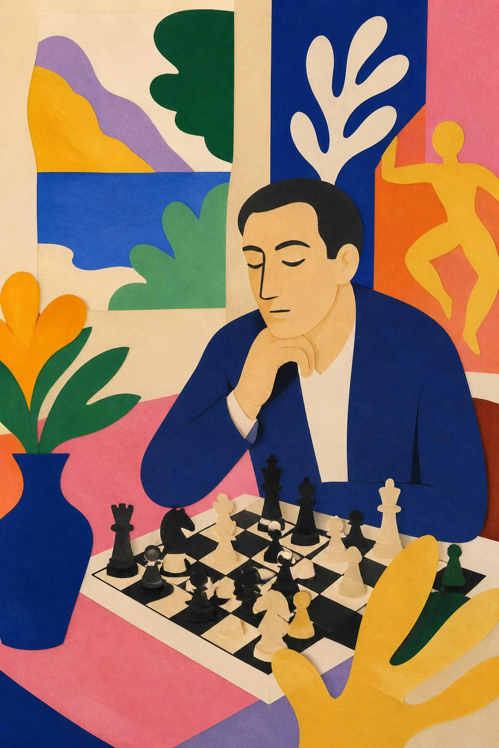 Duchamp dejó el arte por el ajedrez al verlo como una escultura invisible.
