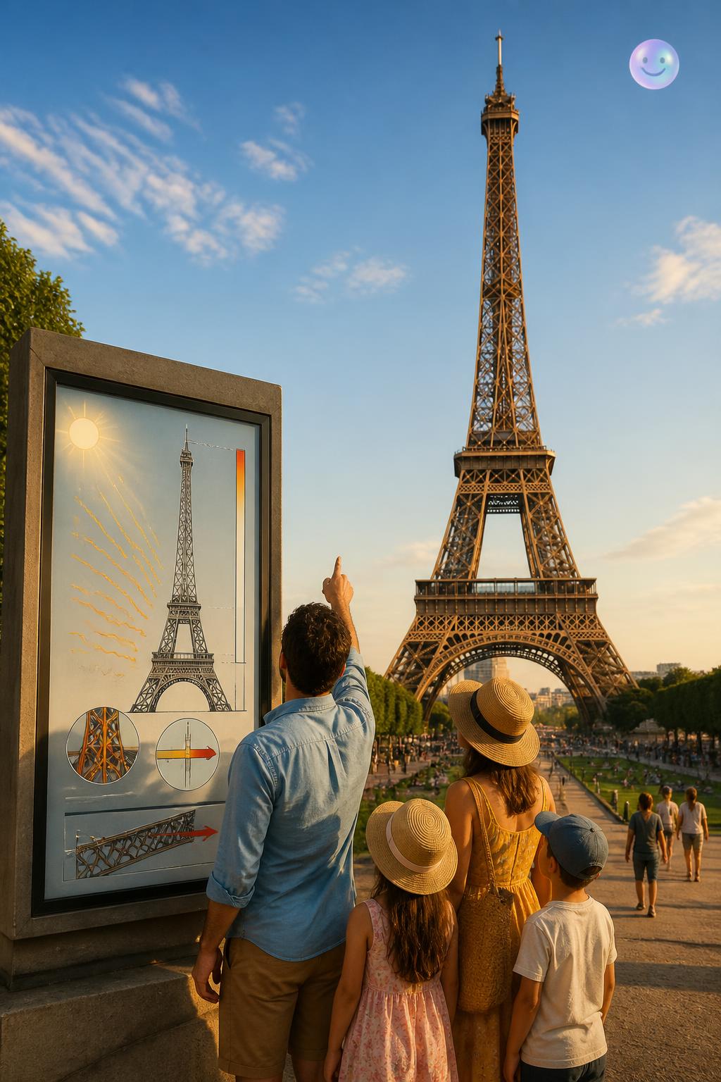 Pourquoi la Tour Eiffel grandit de 15 cm en été