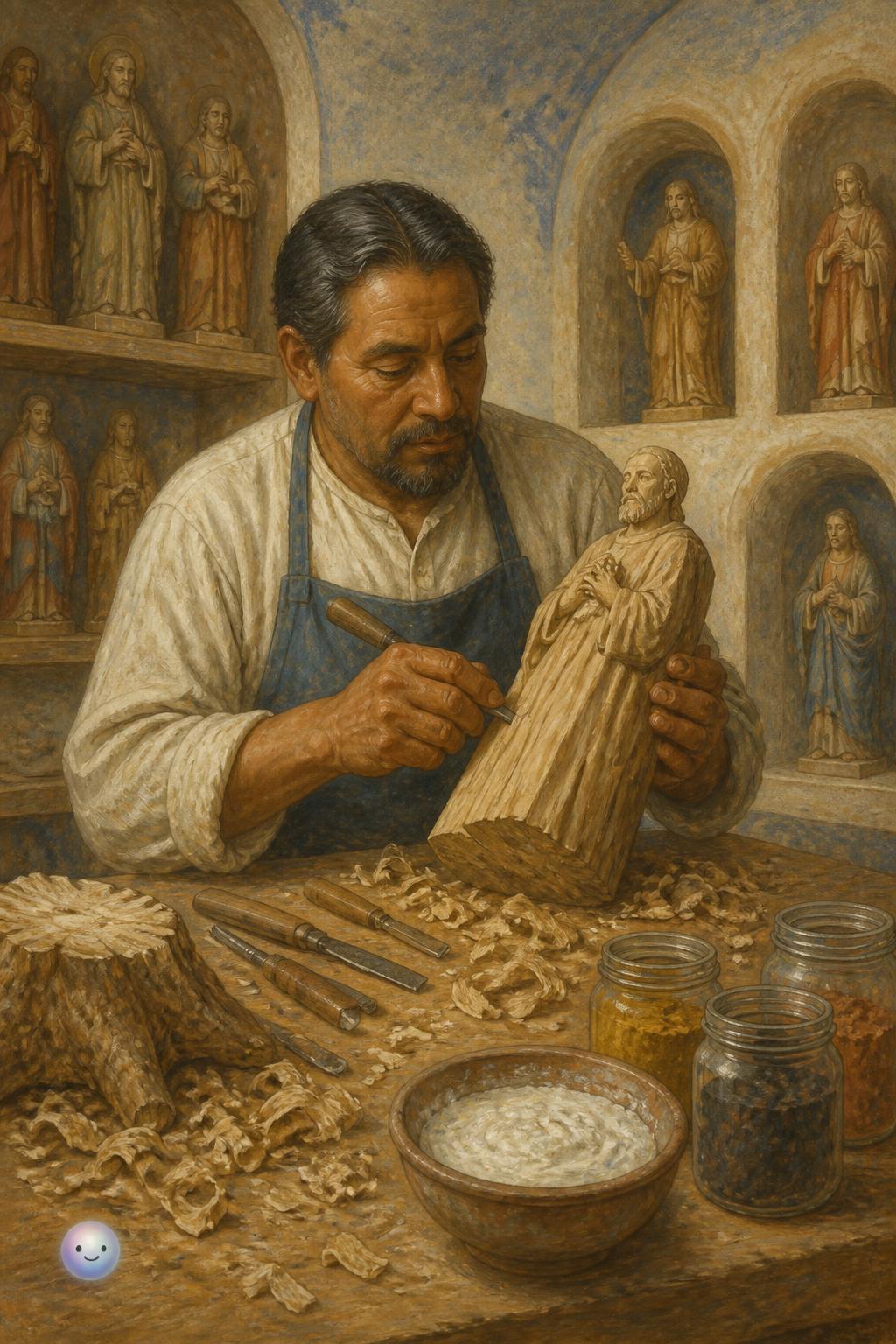 The word santo originally meant being different, not being perfect