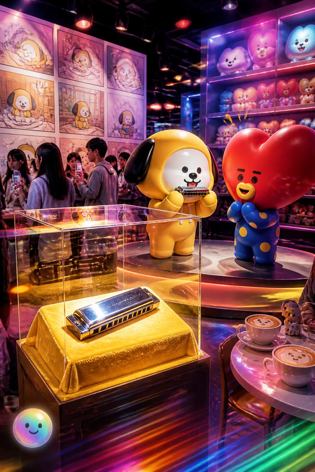 This special harmonica saved a lonely baby by attracting Tata, his very first BT21 friend.
