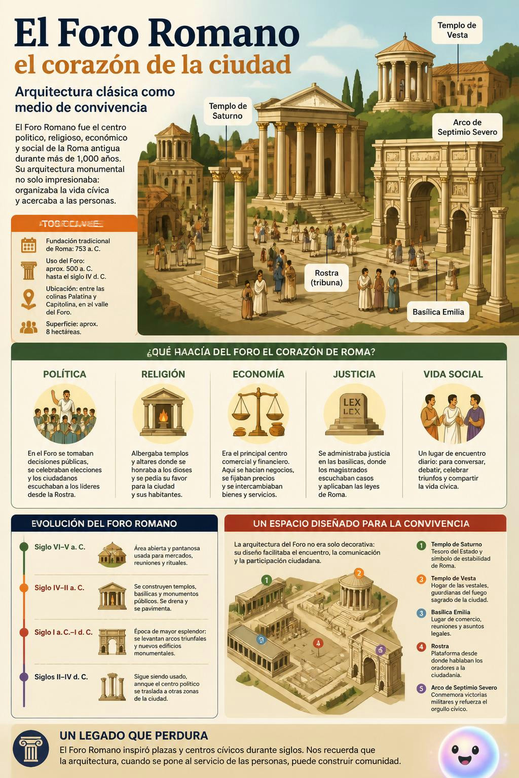 El Foro Romano el corazón de la ciudad