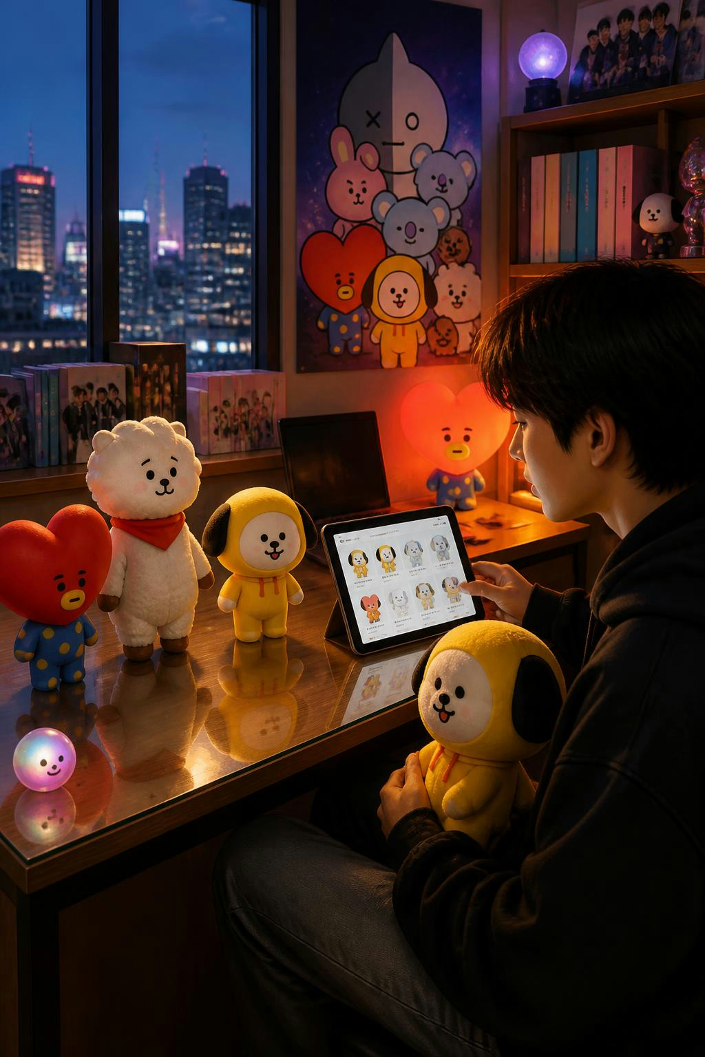 Los miembros de BTS crearon a Tata, RJ y Chimmy como sus propios alter egos.