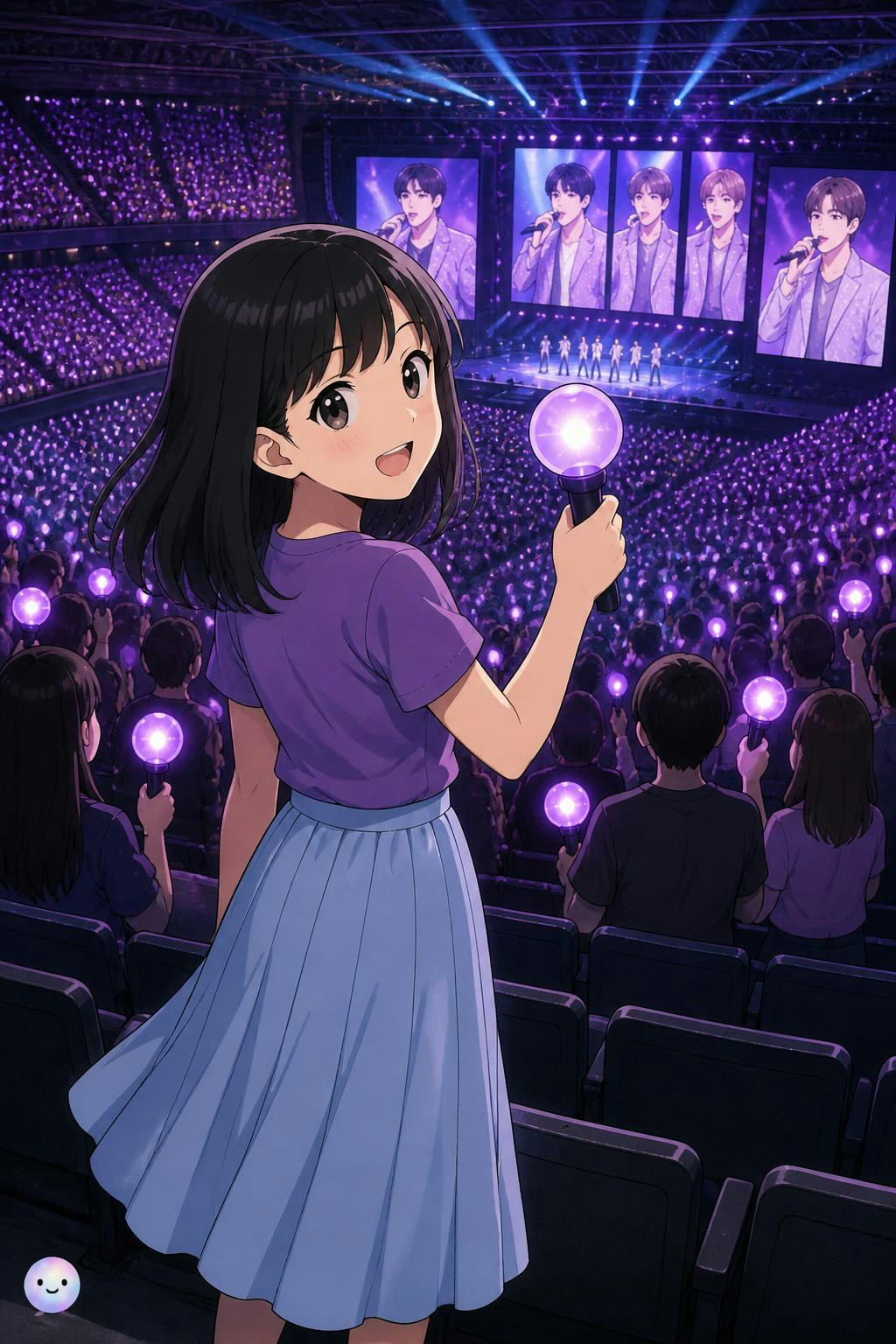 It’s wild how perfectly the anime aesthetic blends with BTS fandom culture.