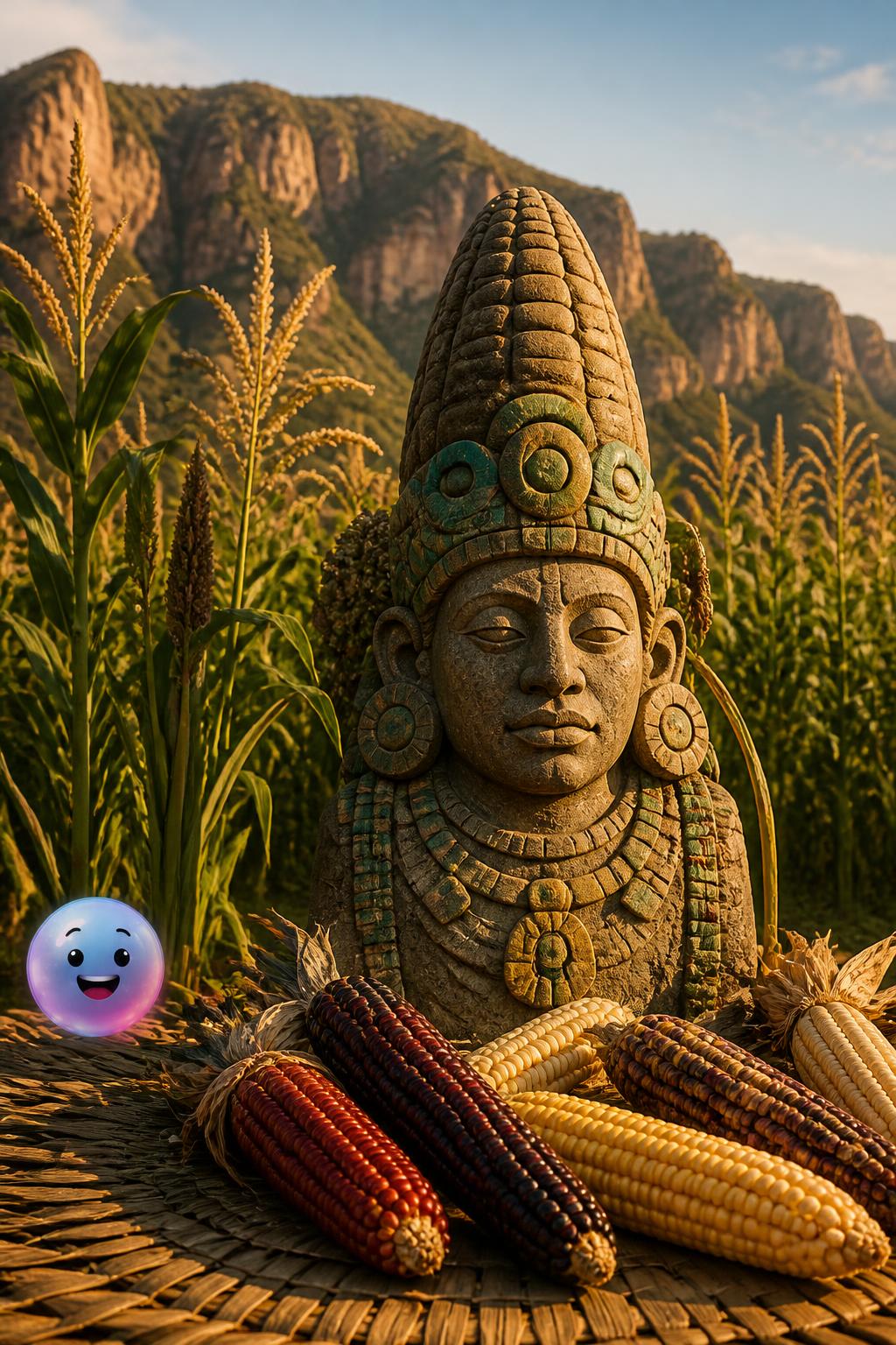 Mayan myths connect the divine origin of corn directly to the creation of human life