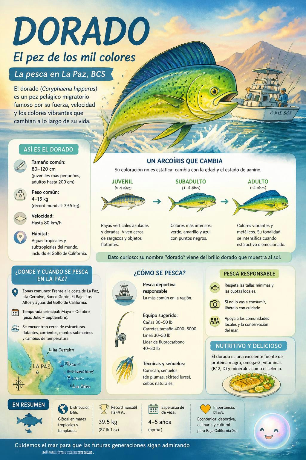 Dorado: El pez de los mil colores