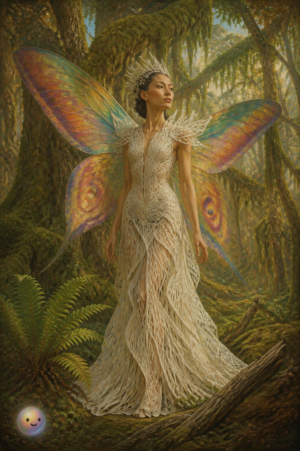 Real-world light physics are what make these fantasy wings look so believable.