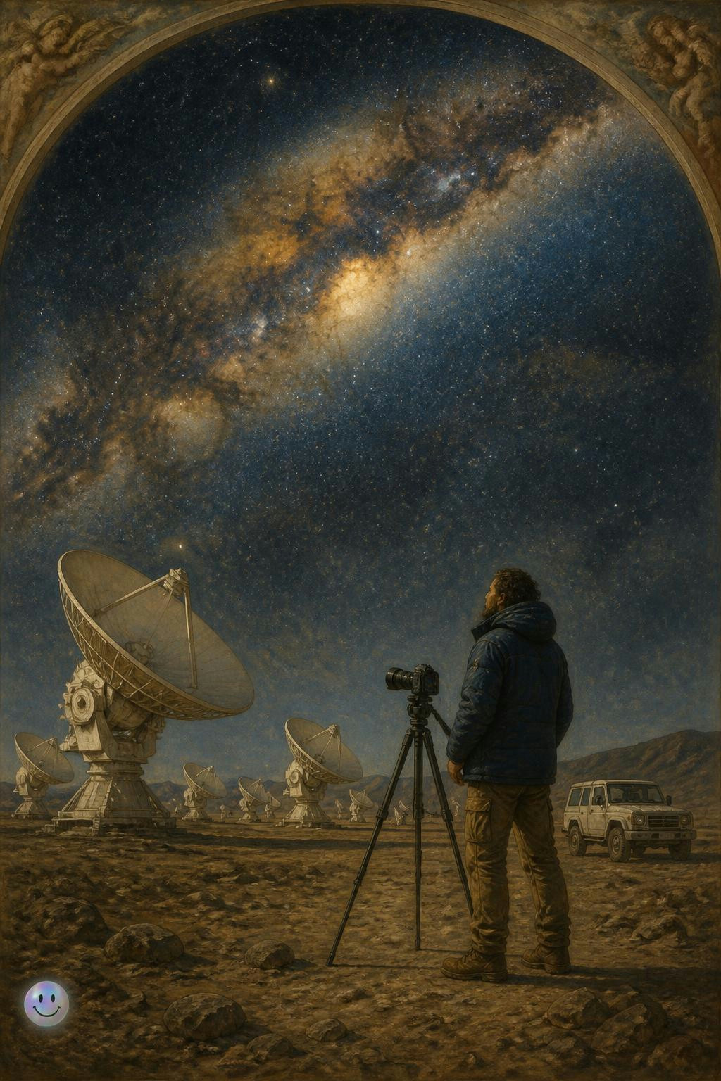 Nuestra galaxia, la Vía Láctea, es una enorme espiral de estrellas unidas por la gravedad.