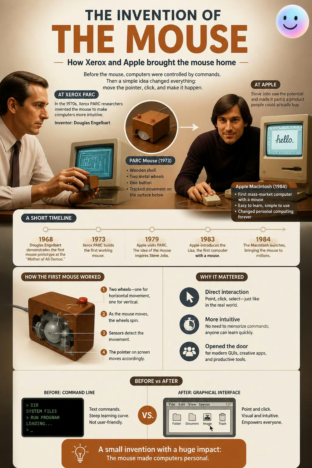 How Xerox and Apple brought the mouse home