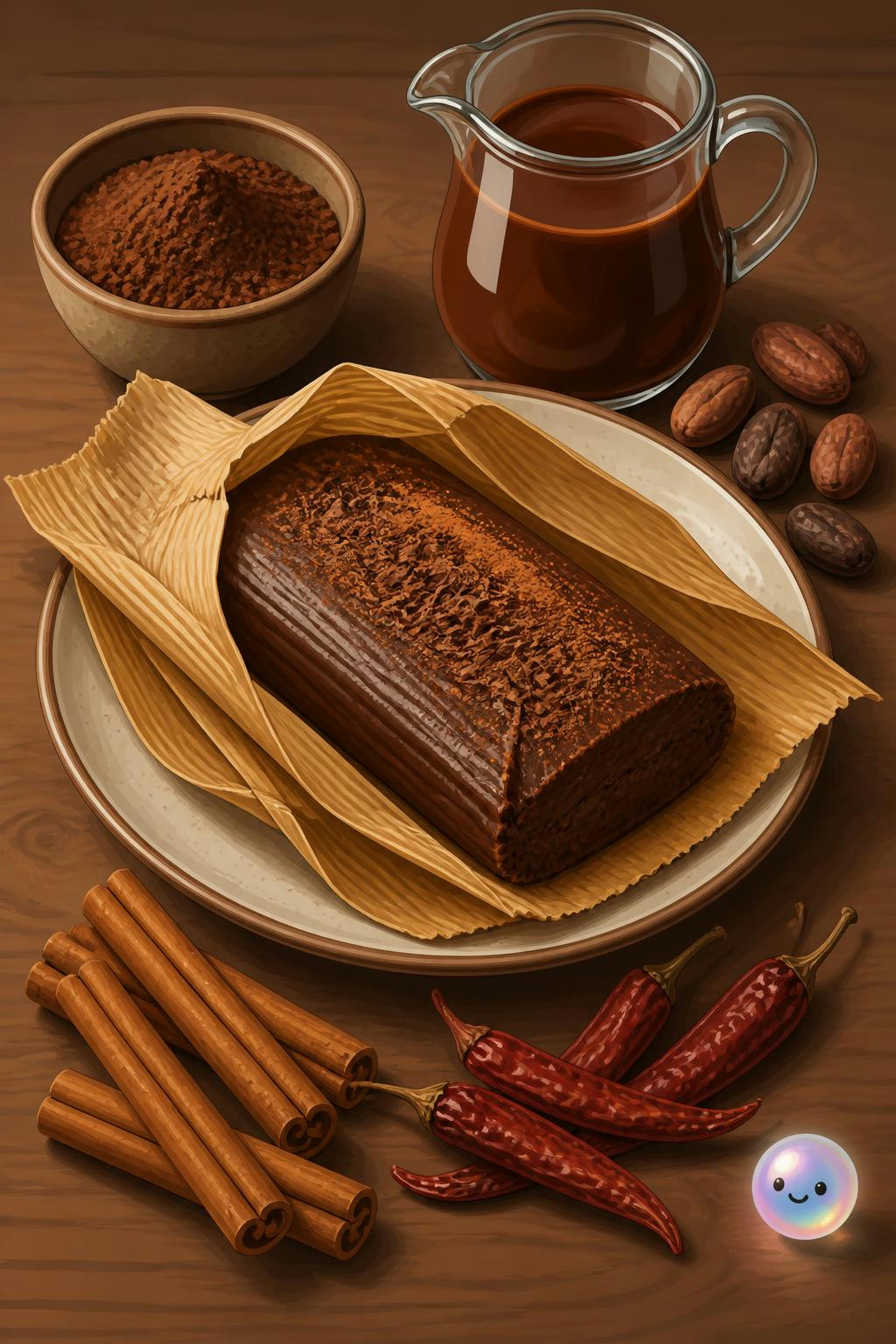 La canela potencia el sabor dulce del chocolate y el toque picante en los tamales