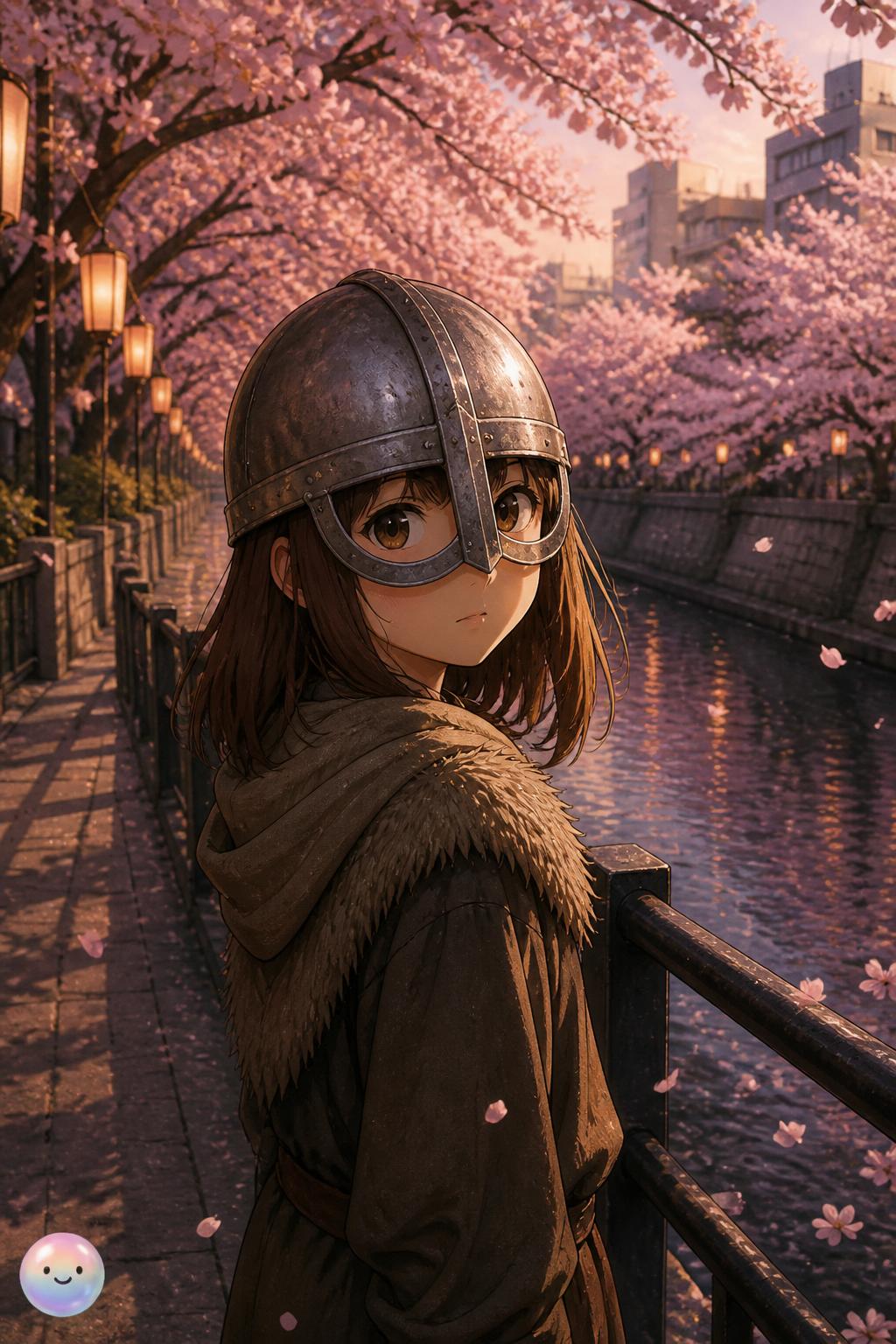 Aprendí que la estética vikinga y el sakura japonés crean una gran armonía.