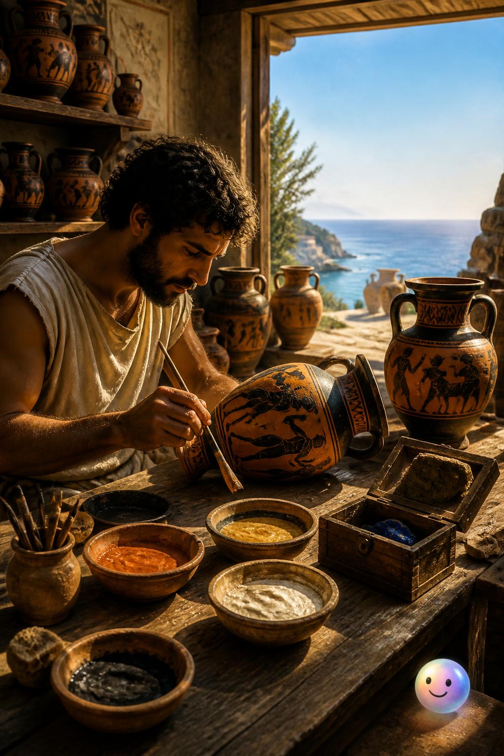 The color blue barely existed in the ancient world