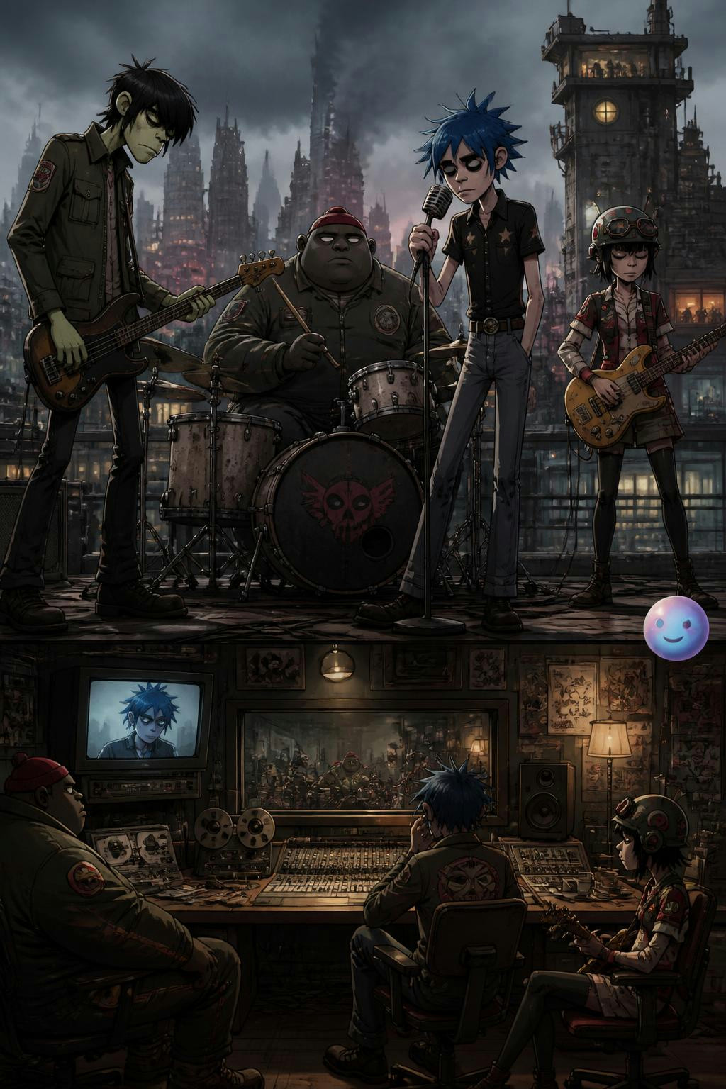 Cuatro dibujos animados lograron redefinir lo que significa ser una banda real.