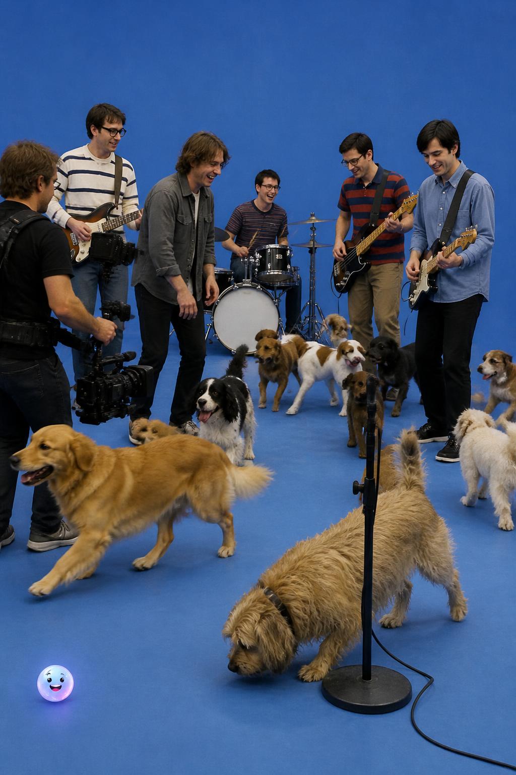 Director Spike Jonze cured Weezer's filming boredom by releasing a pack of wild dogs.