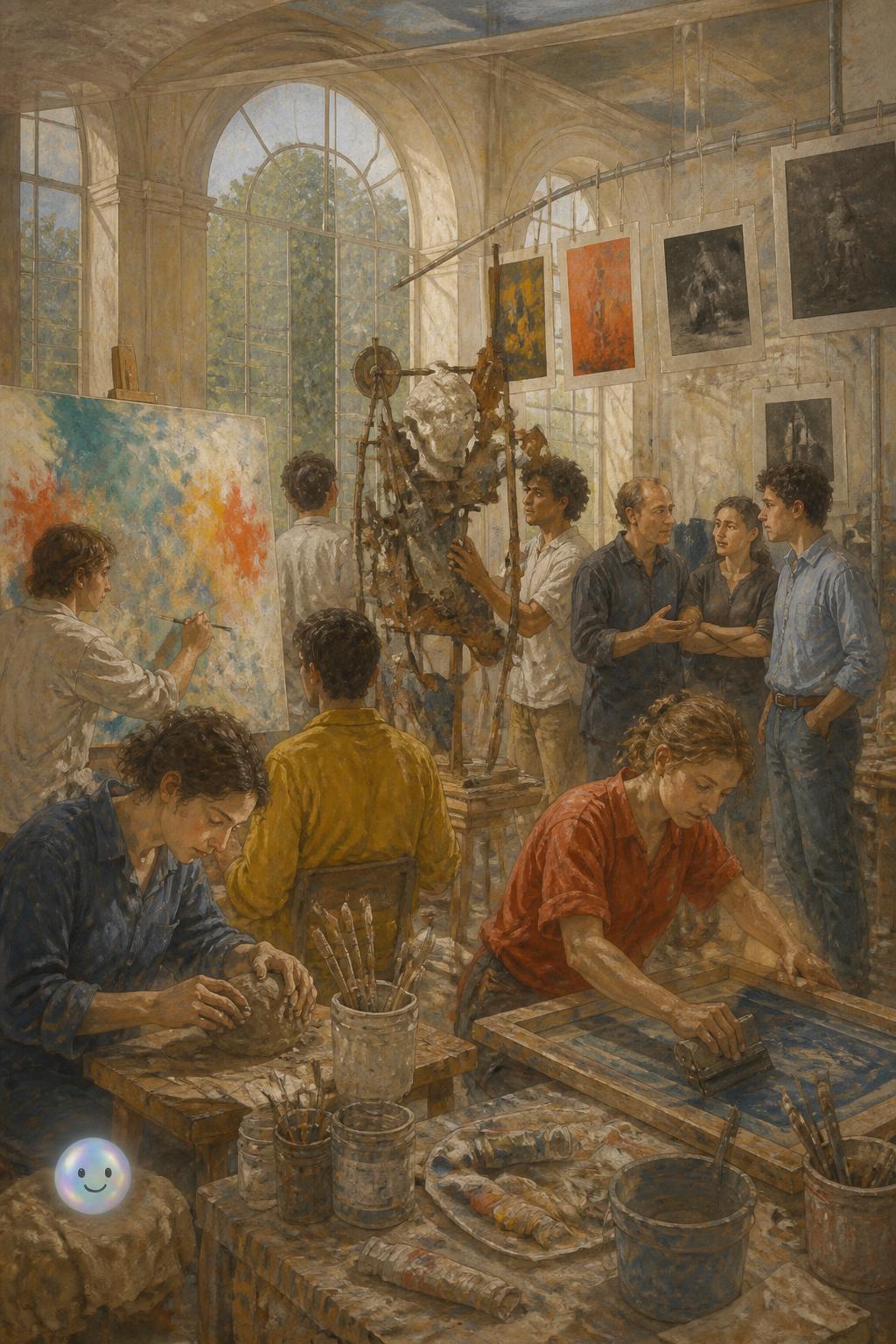 Art changed when one 1980s school stopped forcing artists to pick one medium.