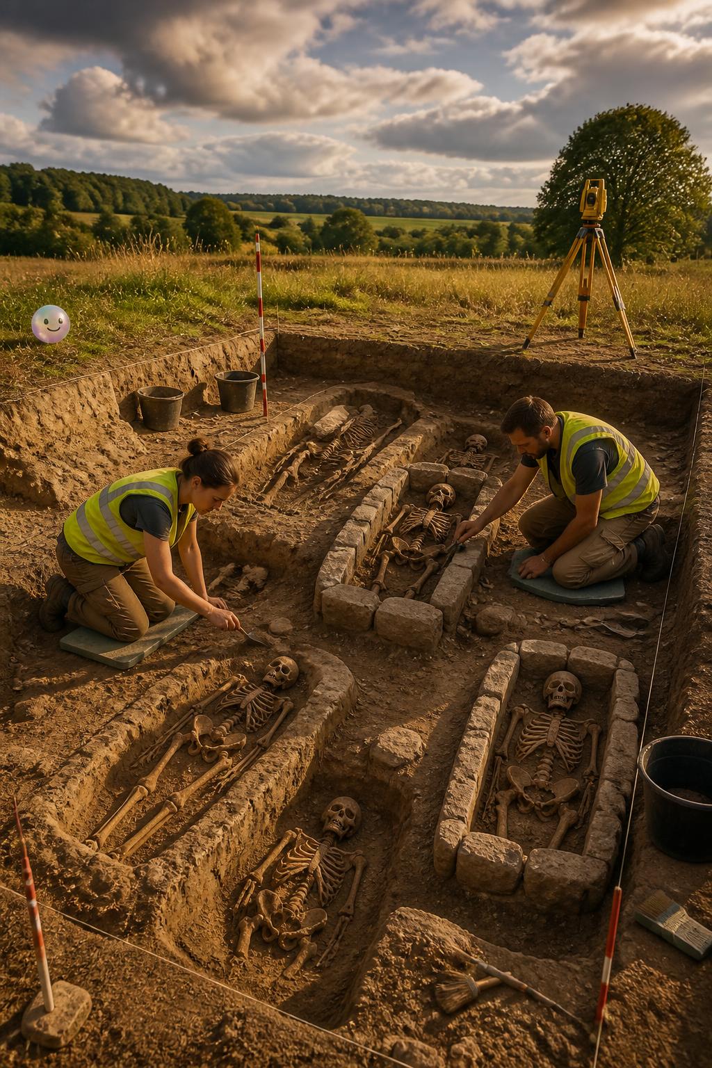 Le mystérieux cimetière médiéval de l'Oise cache des sépultures du XIe au XIVe siècle.